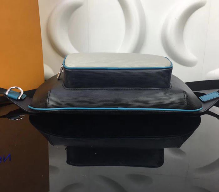路易威登LV頂級原單M51464黑花BUMBAG 腰包 Epi牛皮搭配Eclipse Monogram塗層帆布 YDH2141